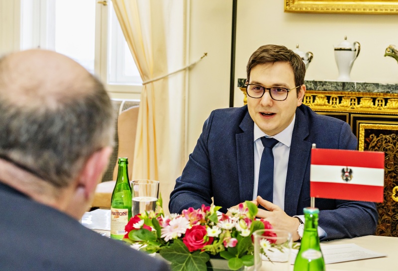 Tschechischer Außenminister Jan Lipavsky während der Aussprache