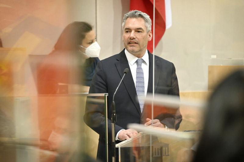 Erklärung Bundeskanzler Karl Nehammer (ÖVP)