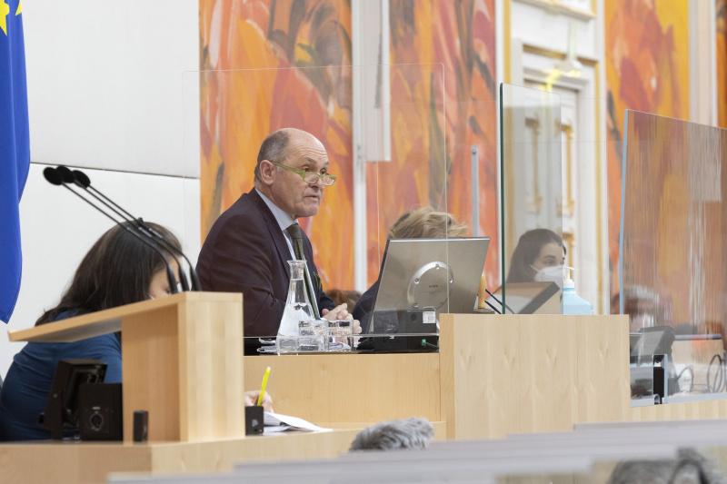 Nationalratspräsident Wolfgang Sobotka (ÖVP) eröffnet die Sitzung