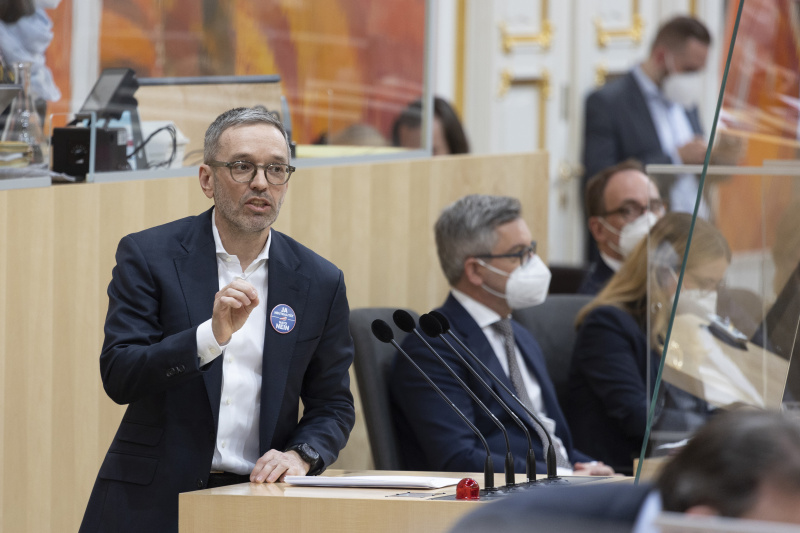 Am Rednerpult: Klubobmann Herbert Kickl (FPÖ)