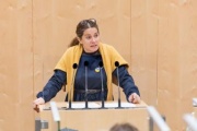 Bundesrätin Elisabeth Kittl (GRÜNE) am Rednerpult