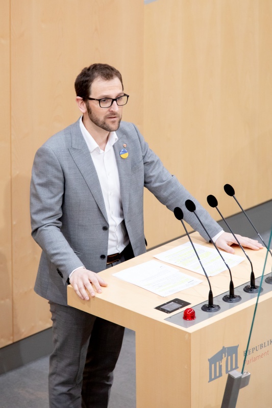 Bundesrat Sebastian Kolland (ÖVP) am Rednerpult