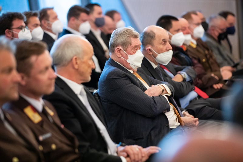 Im Publikum: der ehemahlige Vizekanzler und Finanzminister Hannes Androsch