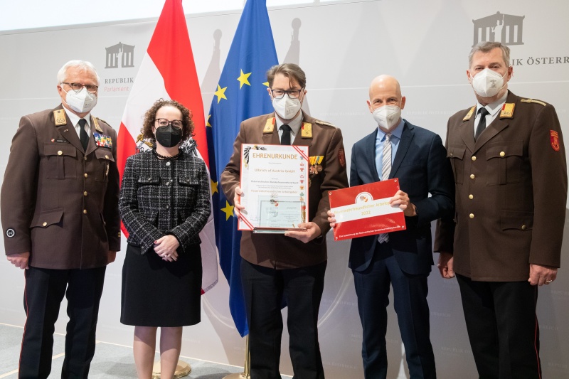 Awardverleihung an Ulbrich of Austria GmbH