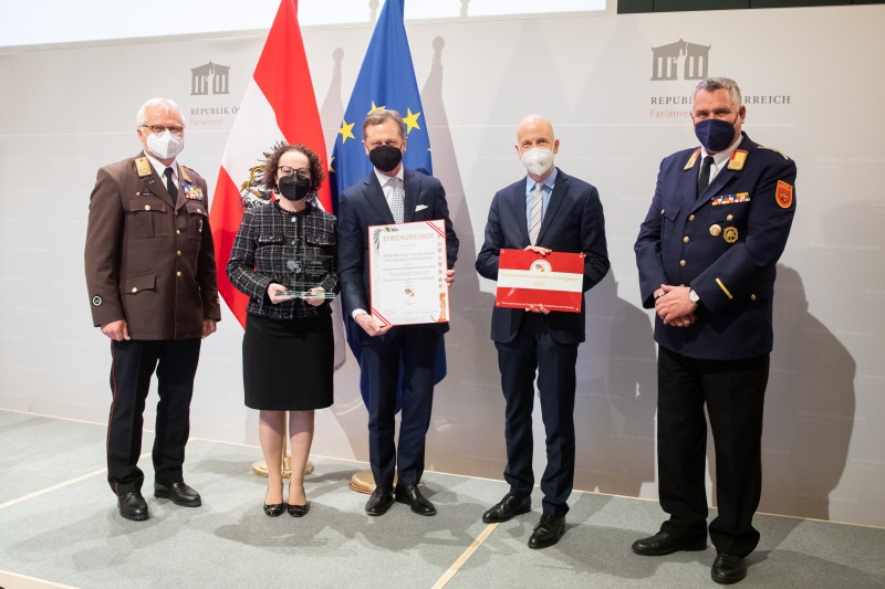 Awardverleihung an VERBUND Hydro Power GmbH Werksgruppe Malta/Reißeck