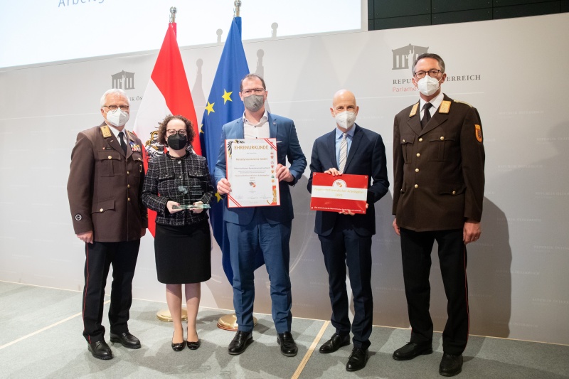 Awardverleihung an Metadynea Austria GmbH
