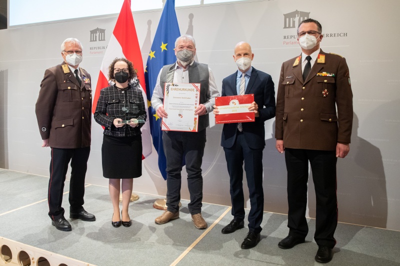 Awardverleihung an Zimmerei Kohlhuber