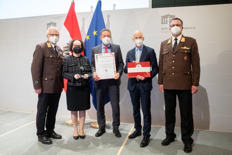 Awardverleihung an Salinen Austria AG