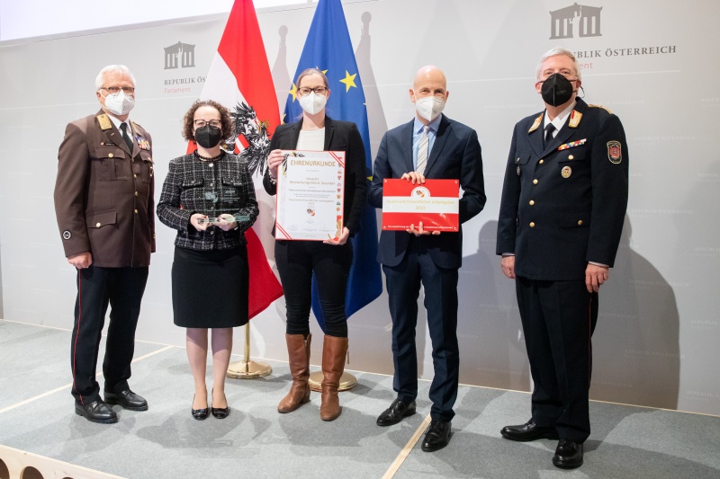 Awardverleihung an siwacht Bewachungsdienst GesmbH