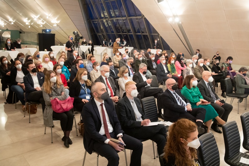Blick in den Saal Richtung Publikum