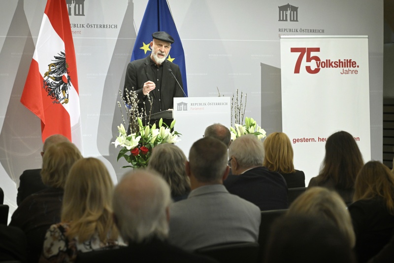 Rede von Geschäftsführer der Volkshilfe Erich Fenninger