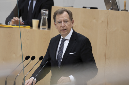 Aktuelle Stunde, Bundesrat Christian Buchmann (ÖVP) am Rednerpult