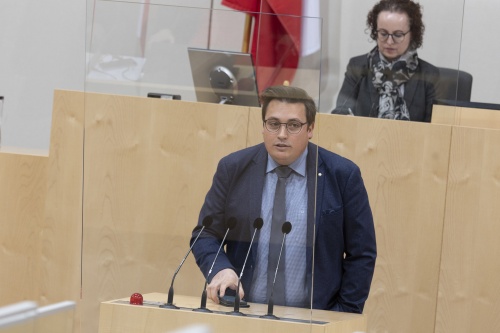 Aktuelle Stunde: Bundesrat Christoph Steiner (FPÖ) am Rednerpult