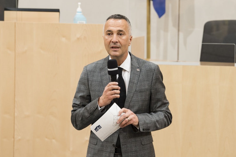 Moderation durch Dienstleiter Kommunikation Karl-Heinz Grundböck