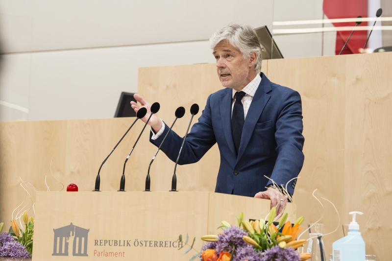 Abschließende Worte von Parlamentsdirektor Harald Dossi