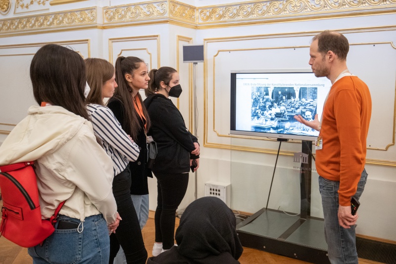 Führung durch das Parlament Ausweichquartier in der Hofburg