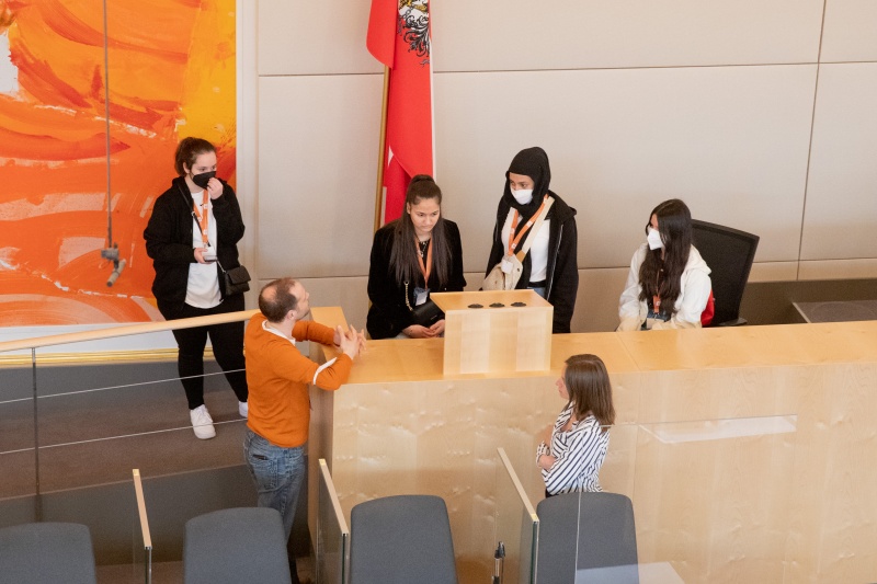 Führung durch das Parlament Ausweichquartier in der Hofburg
