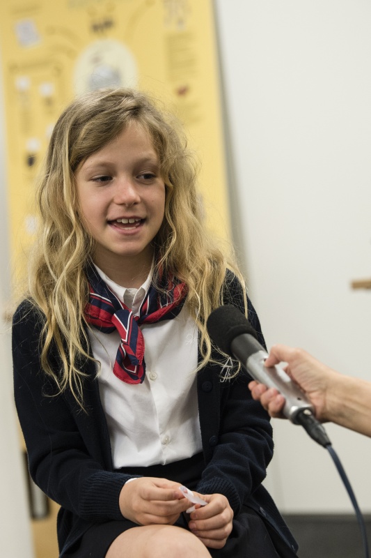 Schüler der Klasse 4a des Theresianum in der Demokratiewerkstatt