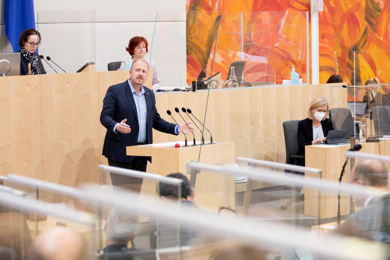 Bundesrat Markus Leinfellner (FPÖ) am Rednerpult