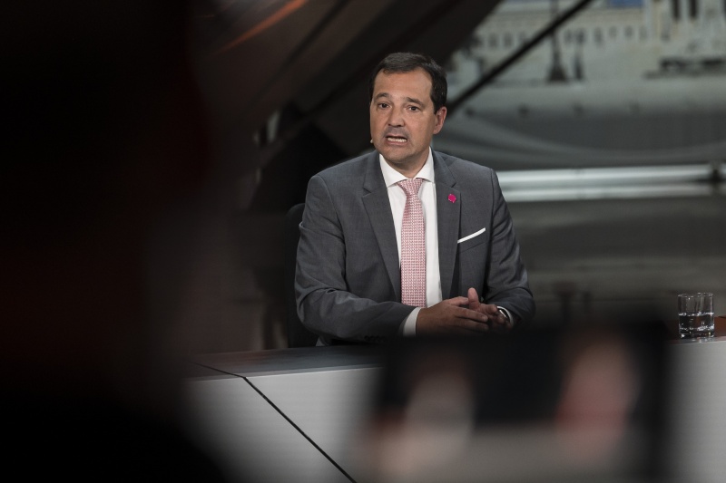 Am Podium: Nationalratsabgeordneter Gerald Loacker (NEOS)