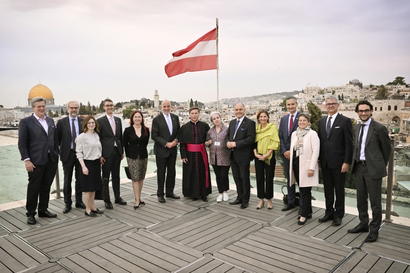 Gruppefoto der Delegation