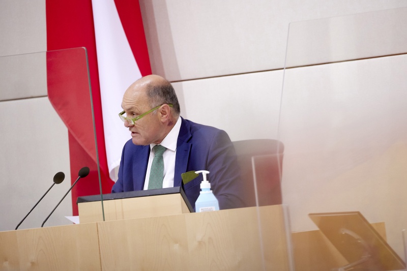 Nationalratspräsident Wolfgang Sobotka (ÖVP) am Präsidium