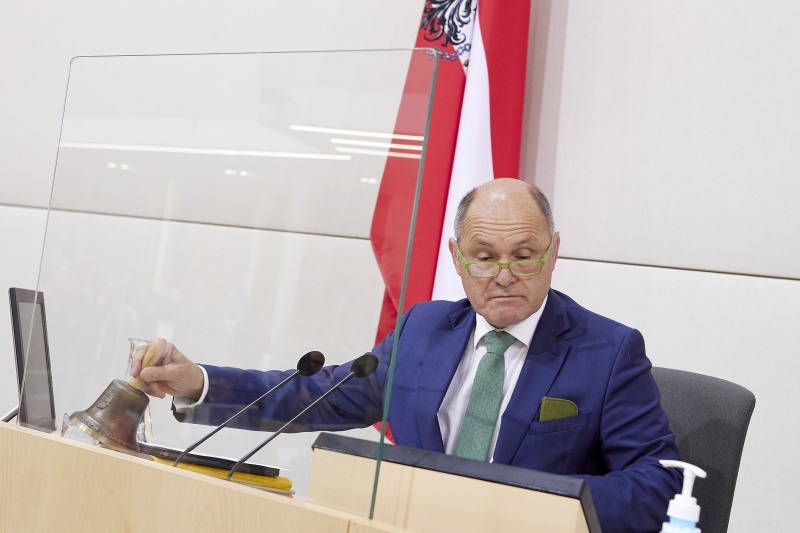 Nationalratspräsident Wolfgang Sobotka (ÖVP) am Präsidium