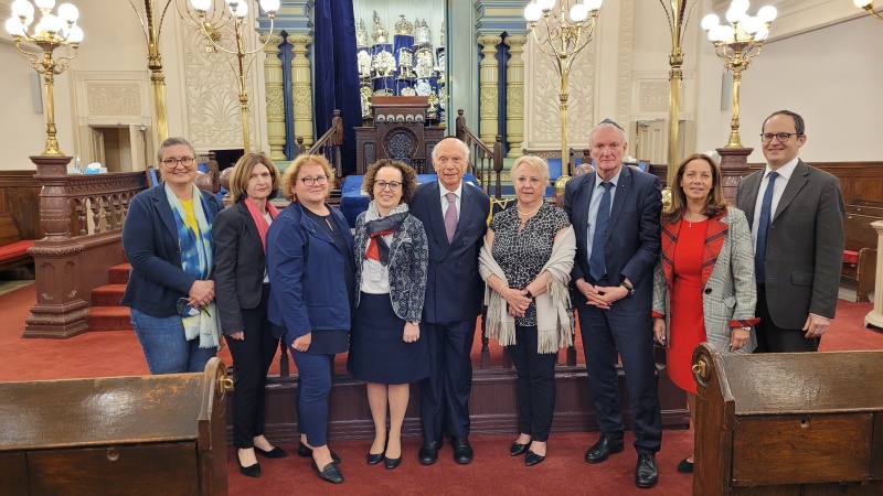 Park East Synagogue. Gruppenfoto
