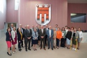 Gruppenfoto der Bundesratsmitglieder im Landtag Vorarlbergs