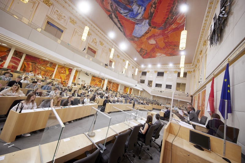 Teilnehmer:innen im Plenum