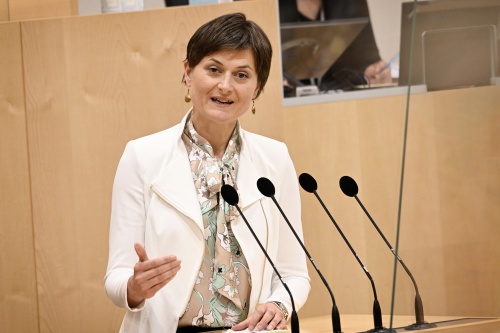 Bundesrätin Barbara Tausch (ÖVP) am Rednerpult