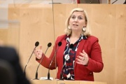 Bundesrätin Doris Hahn (SPÖ) am Rednerpult