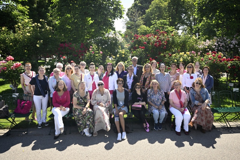 Gruppenfoto im Volksgarten