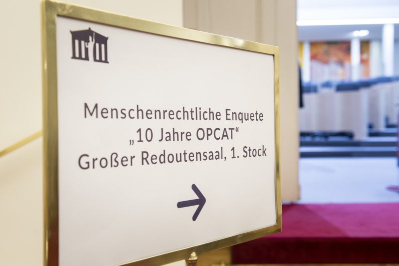 Hinweisschild zur Veranstaltung