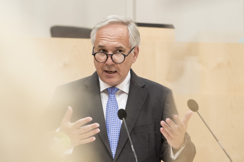 Am Rednerpult: Volksanwalt Walter Rosenkranz