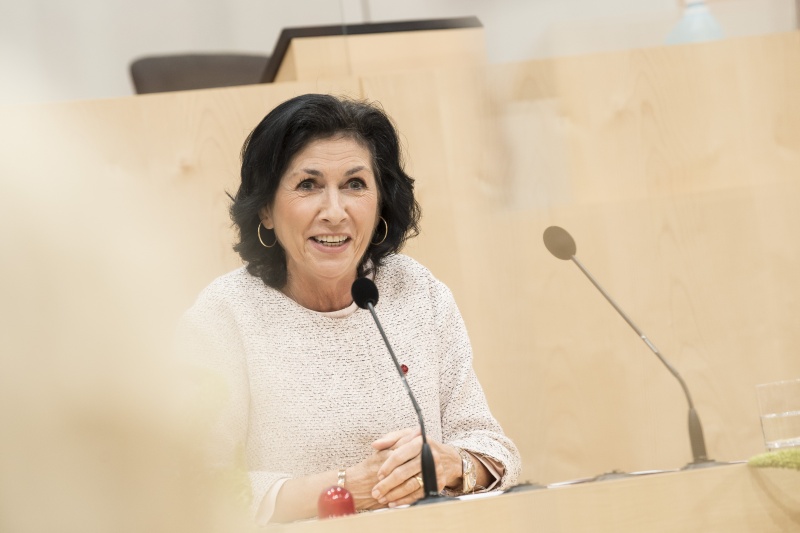 Am Rednerpult: Moderatorin Danielle Spera