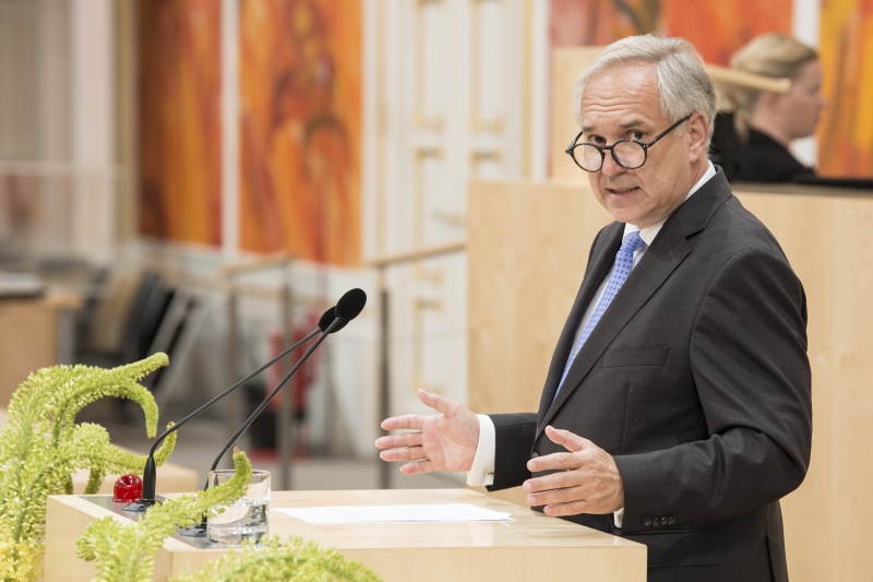 Am Rednerpult: Volksanwalt Walter Rosenkranz