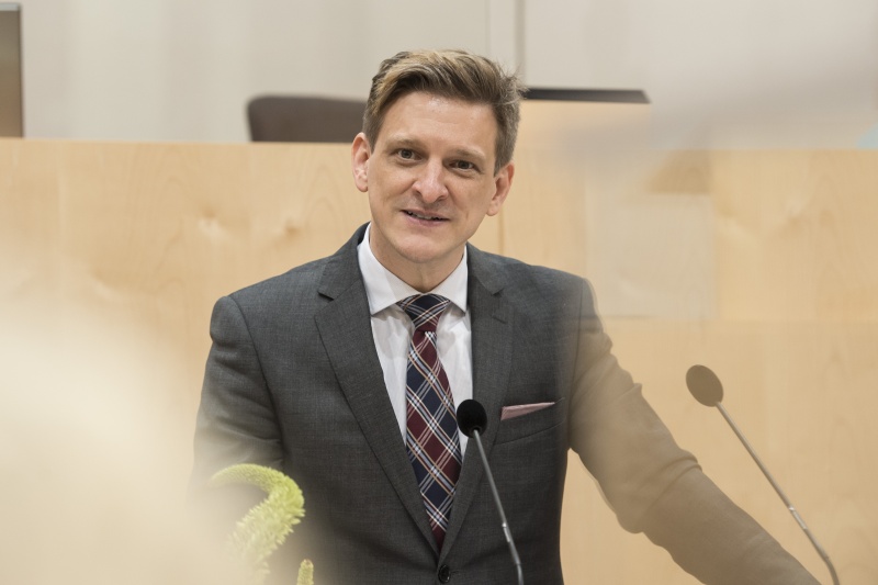 Wissenschaftlicher Direktor des Liudwig Boltzmann Instituts für Grund- und Menschenrechte Michael Lysander Fremuth bei Festvortrag