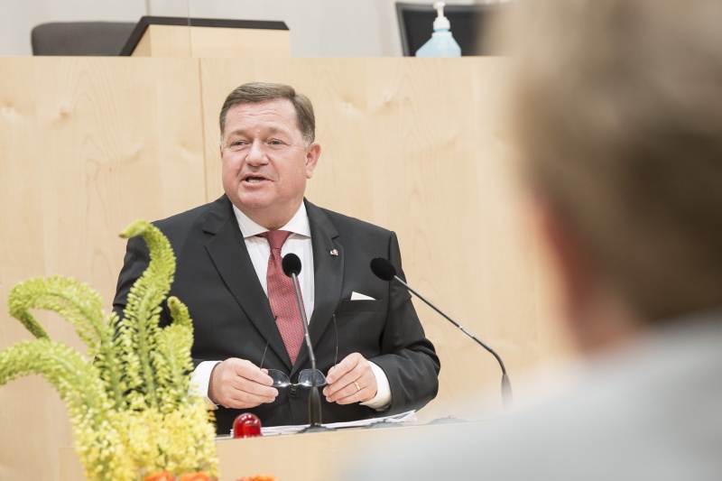 Am Rednerpult: Volksanwalt Werner Amon