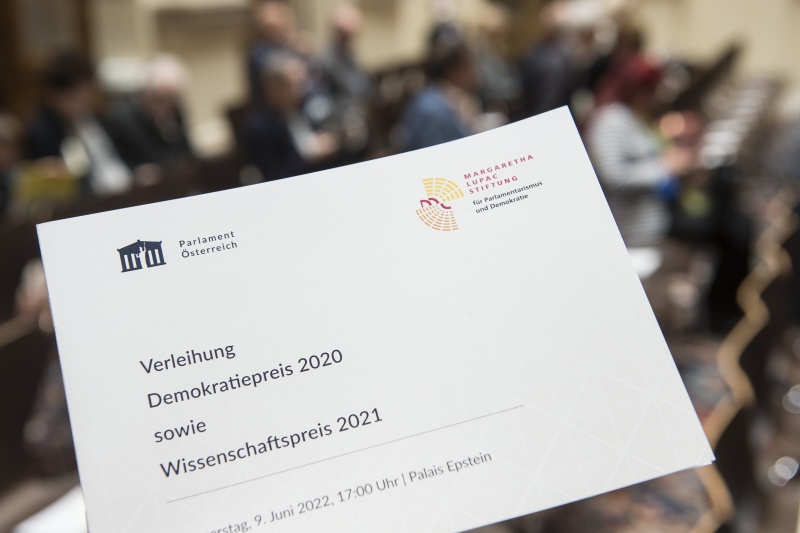 Programm zur Preisverleihung