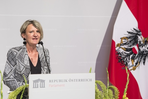 Am Rednerpult: Nationalratsabgeordnete Romana Deckenbacher (ÖVP)