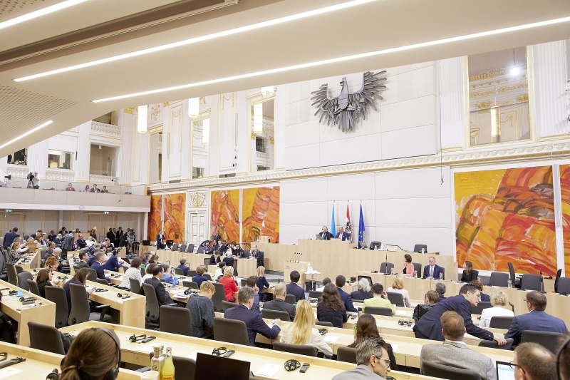 Begrüßung und Eröffnungsworte durch Nationalratspräsident Wolfgang Sobotka (ÖVP)