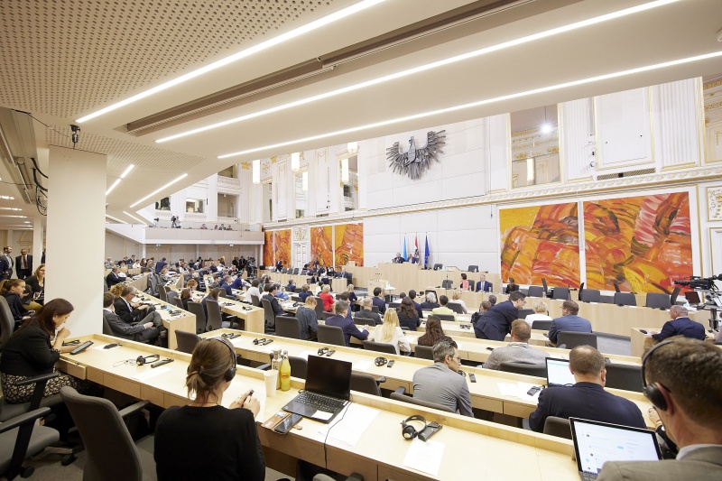 Begrüßung und Eröffnungsworte durch Nationalratspräsident Wolfgang Sobotka (ÖVP)