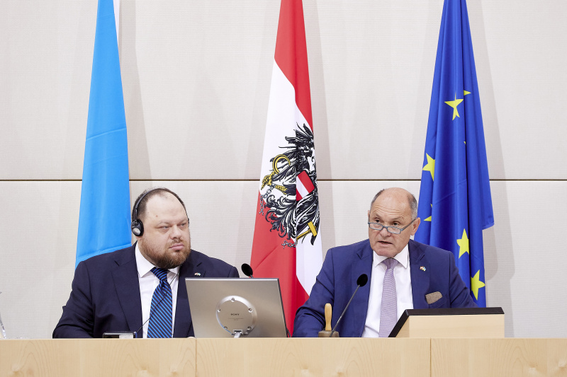 Parlamentspräsident der Ukraine Ruslan Stefantschuk