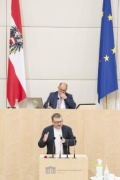 Am Rednerpult: Nationalratsabgeordneter Markus Koza (GRÜNE)