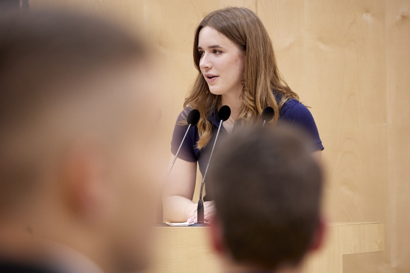 Begrüßungsworte von Bundesschulsprecherin Susanna Öllinger