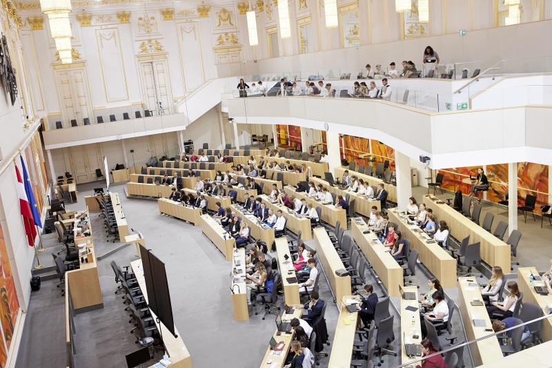 Blick Richtung Plenum