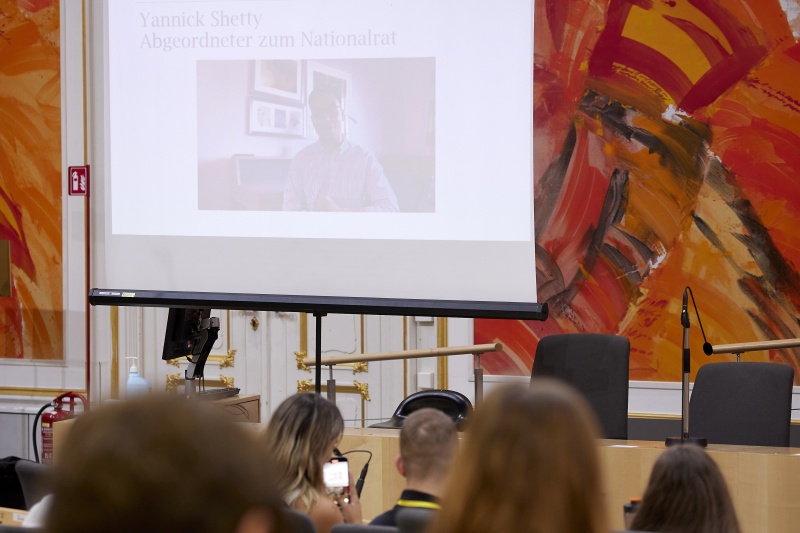 Videostatement von Nationalratsabgeordneter Yannick Shetty (NEOS)
