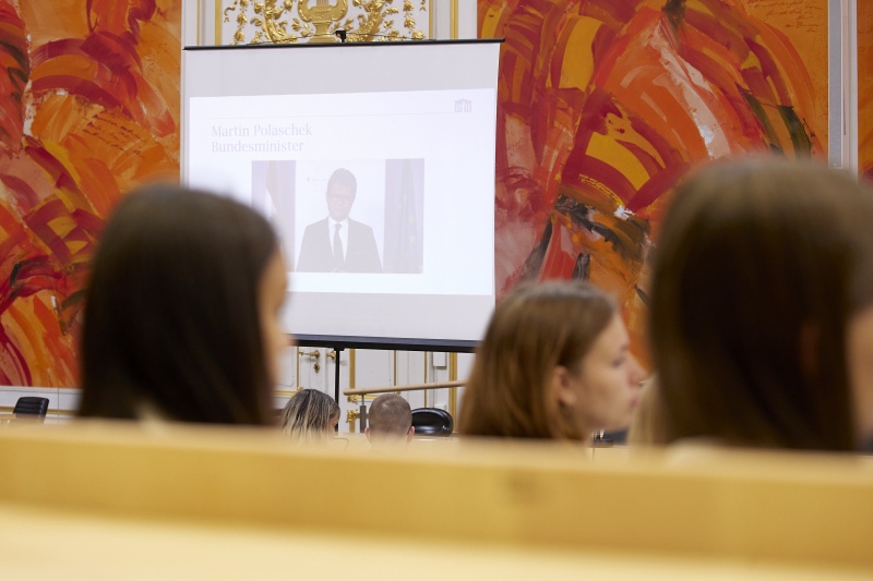 Grußbotschaft von Bildungsminister Martin Polaschek (ÖVP)