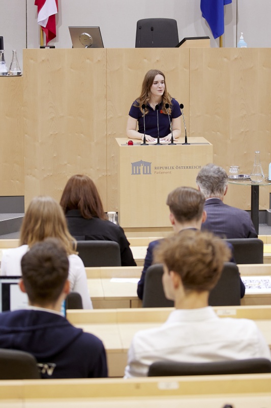 Begrüßungsworte von Bundesschulsprecherin Susanna Öllinger